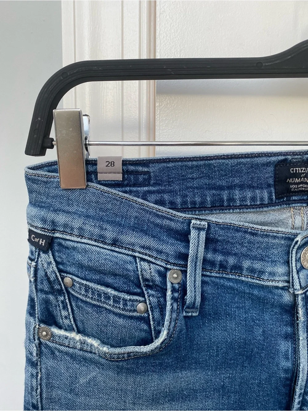Citizens of Humanity rocket crop high rise skinny Blue Women's Skinny Jeans
